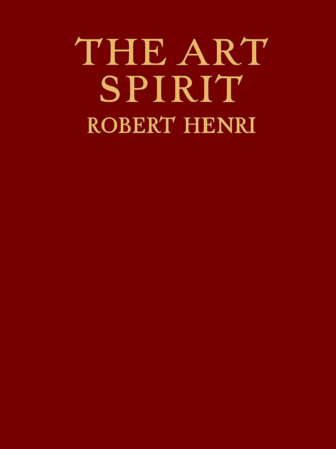 The Art Spirit cover